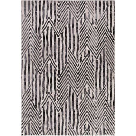 Concord Global 7 ft. 10 in. x 10 ft. 6 in. Lara Dancing Stripes - Ivory 45227